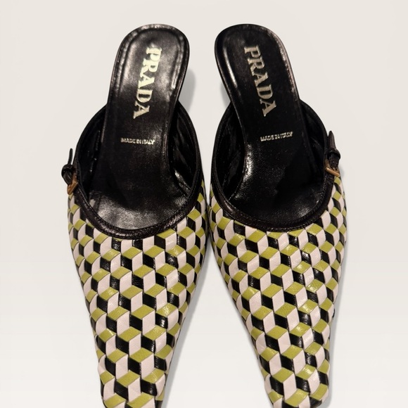 Prada Geometric Mules - Picture 2 of 6